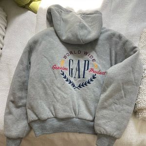 GAP Zip-Up Reversible Hoodie